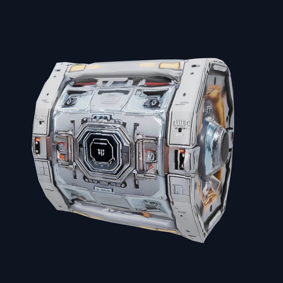 Futuristic SciFi Engine Reactor model pack